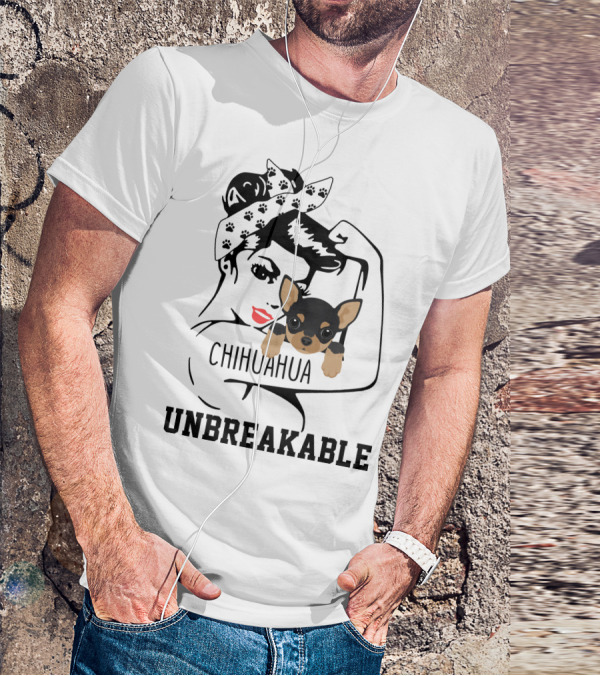 Chihuahua Unbreakable Rosie The Riveter T-Shirt