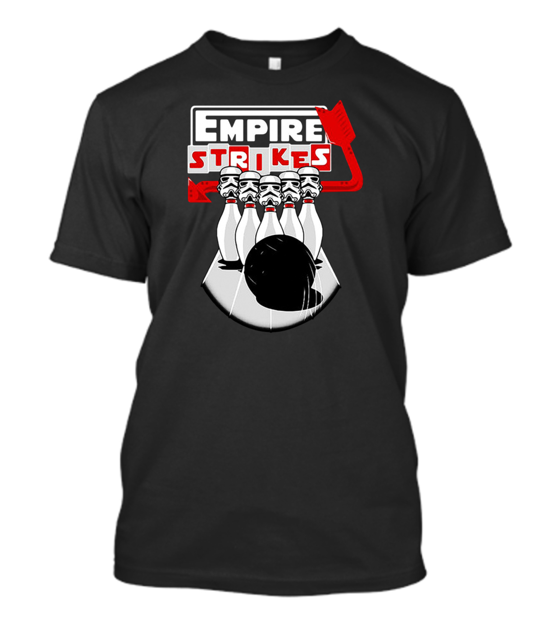 Empire Strikes Stormtrooper Bowling Star Wars Bowling Pin T-Shirt