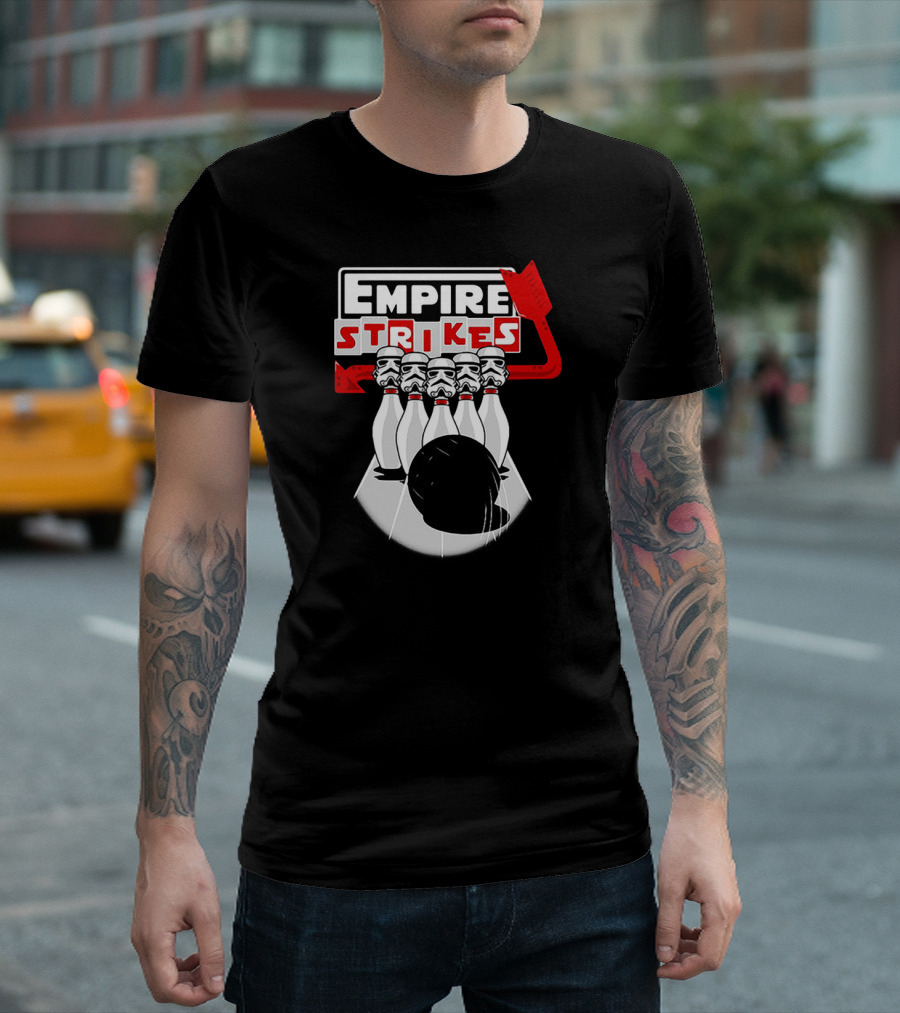 Empire Strikes Stormtrooper Bowling Star Wars Bowling Pin T-Shirt