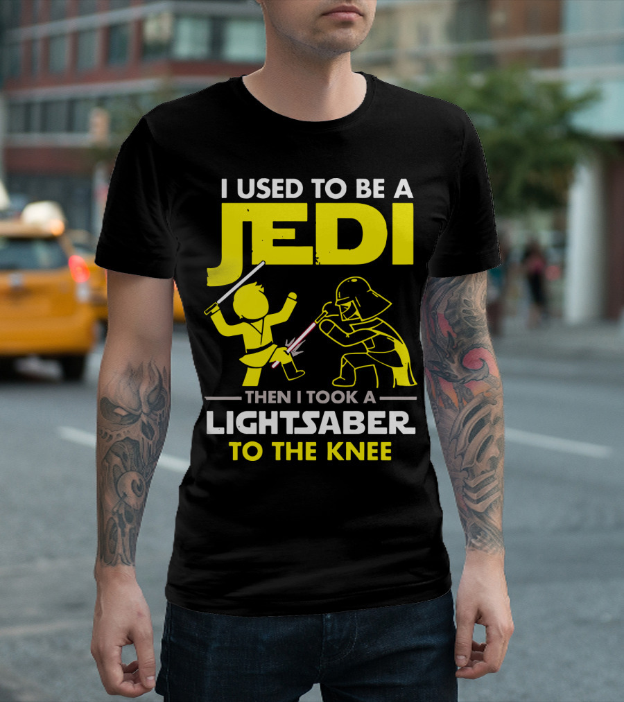 I Used To Be A Jedi Then I Took A Lightsaber To The Knee T-Shirt