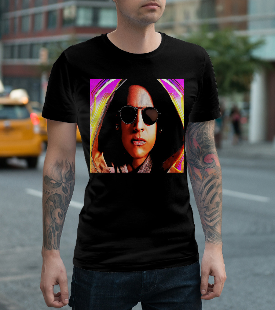 Papa Yankee Retro Neon Sunglasses T-Shirt