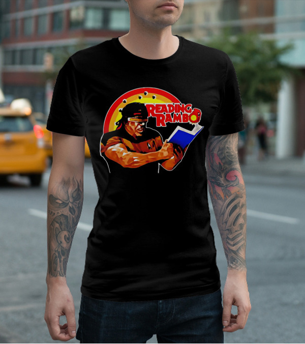 Reading Rambo Rainbow Book T-Shirt