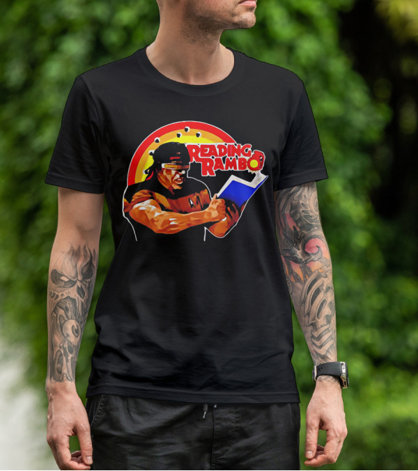 Reading Rambo Rainbow Book T-Shirt