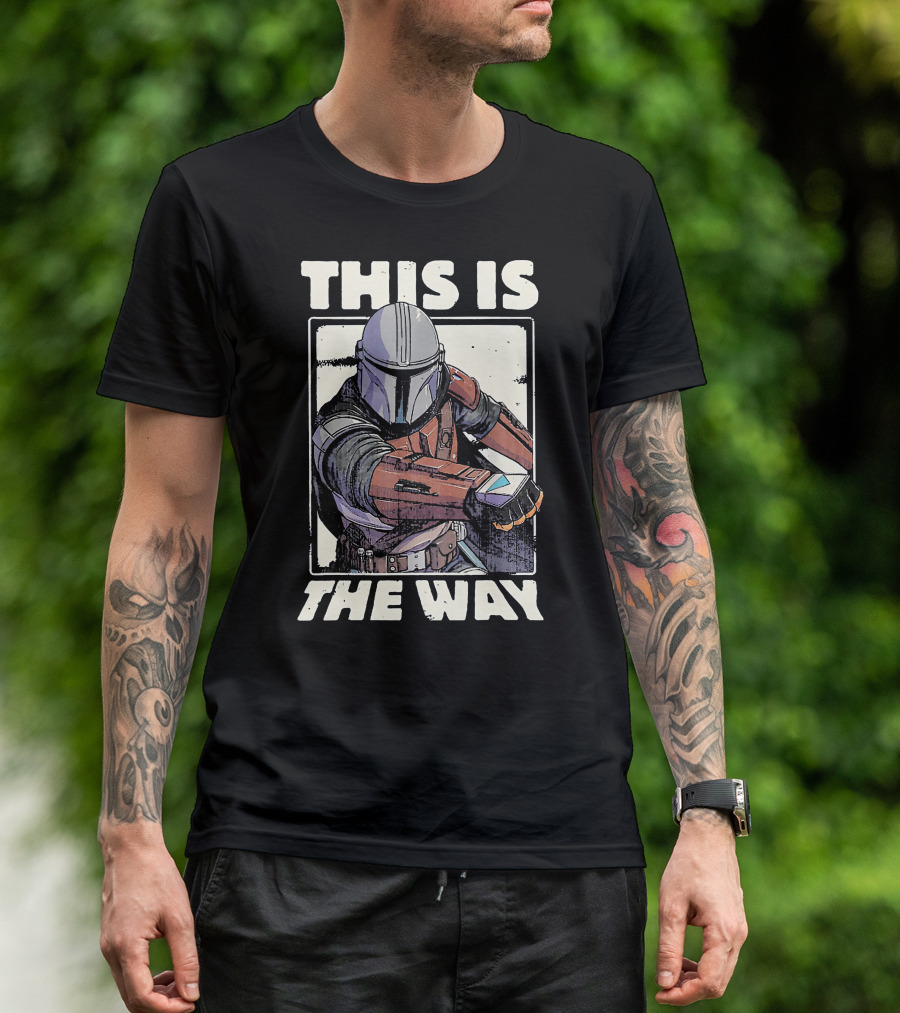 This Is The Way Mandalorian Warrior Emblem T-Shirt