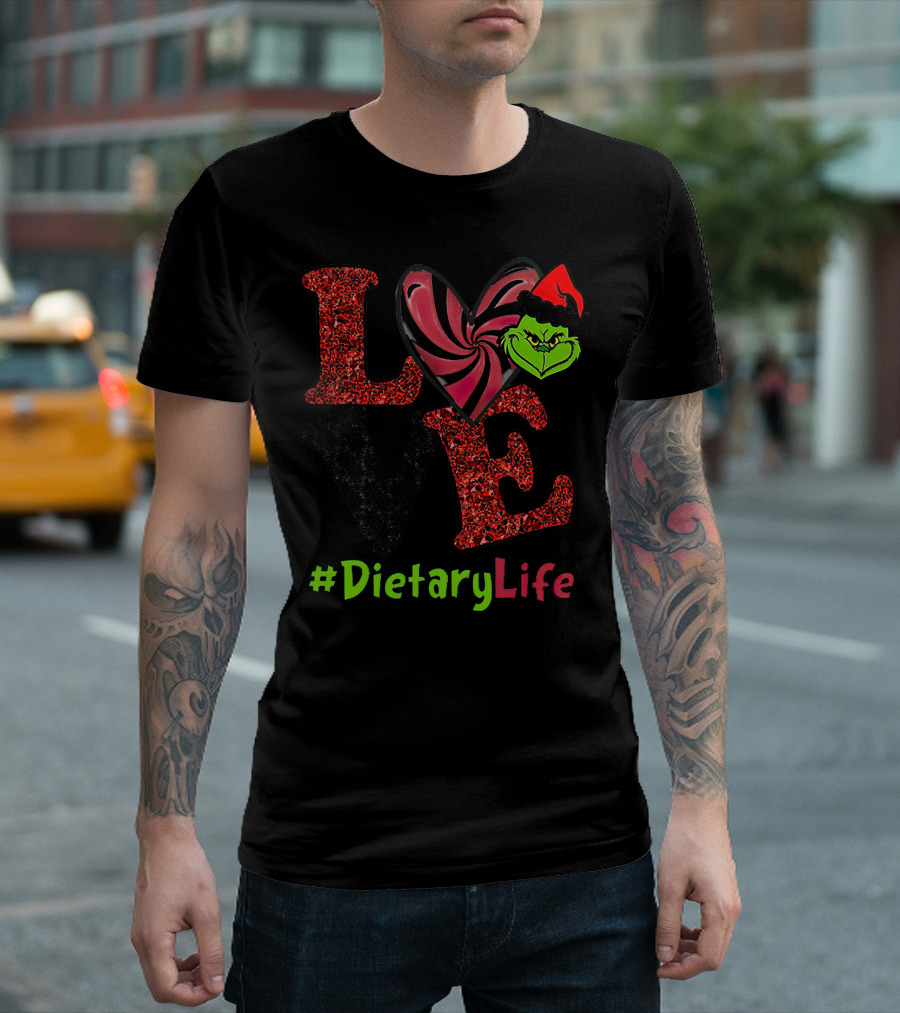 LOVE Grinch Heart #DietaryLife T-Shirt