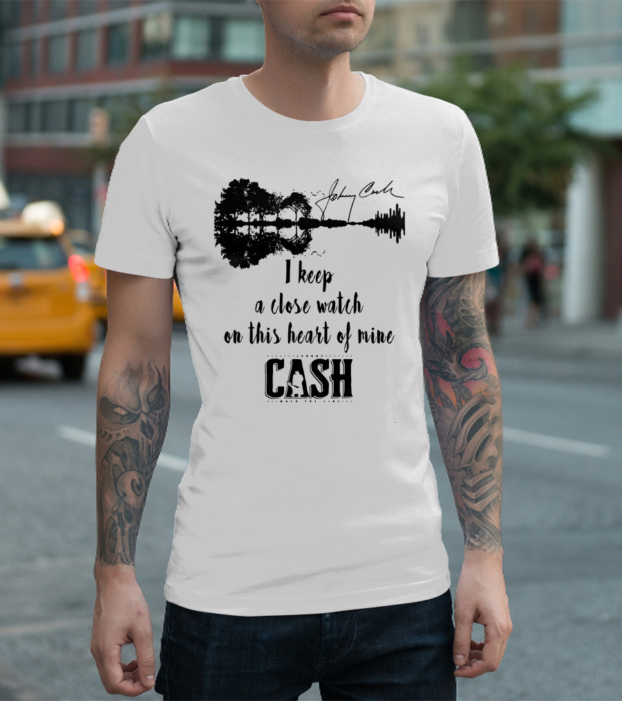 Johnny Cash I Keep A Close Watch On This Heart Of Mine T-Shirt