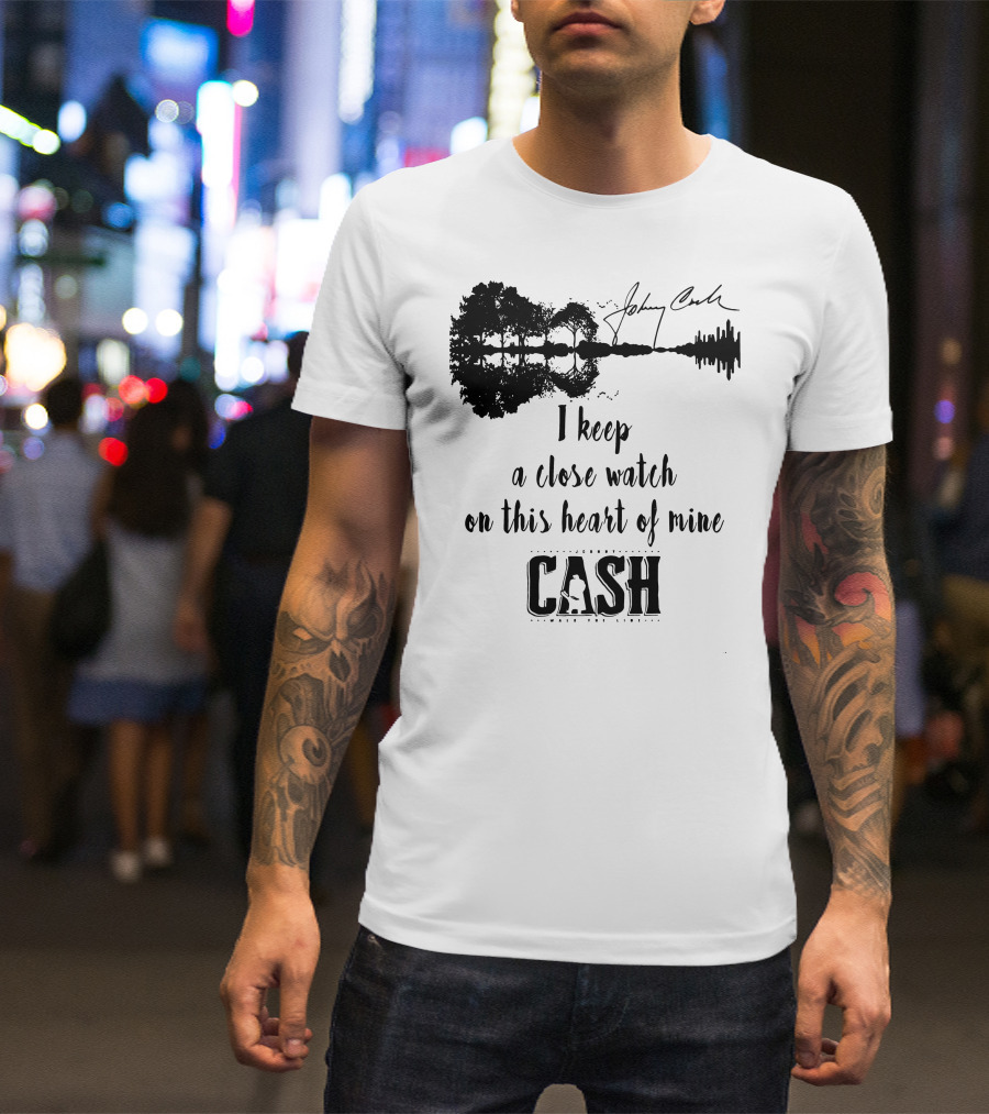 Johnny Cash I Keep A Close Watch On This Heart Of Mine T-Shirt