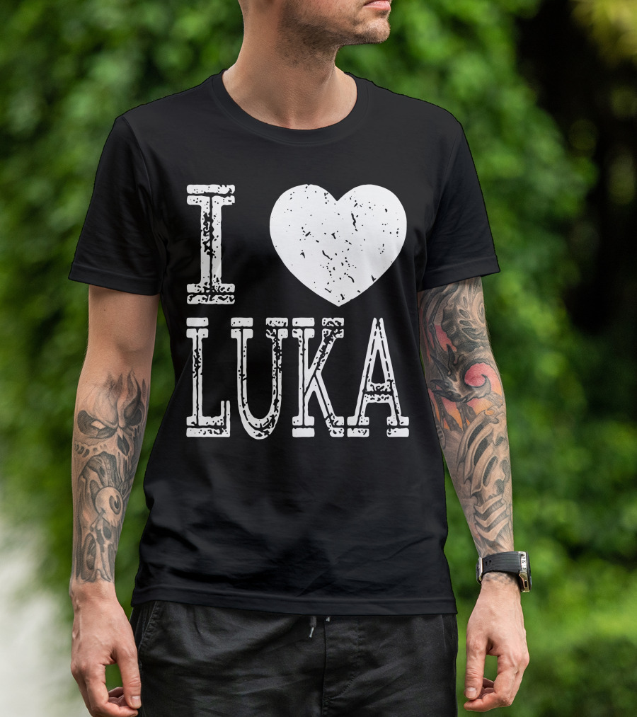 I Love Luka Basketball NFL T-Shirt