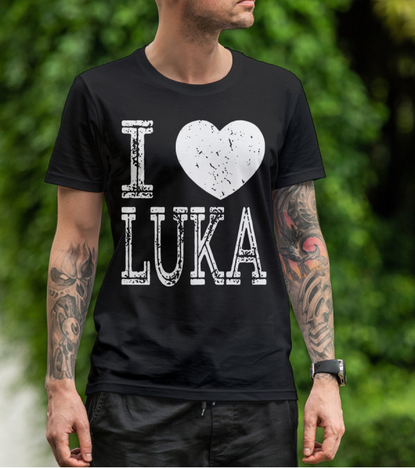 I Love Luka Basketball NFL T-Shirt