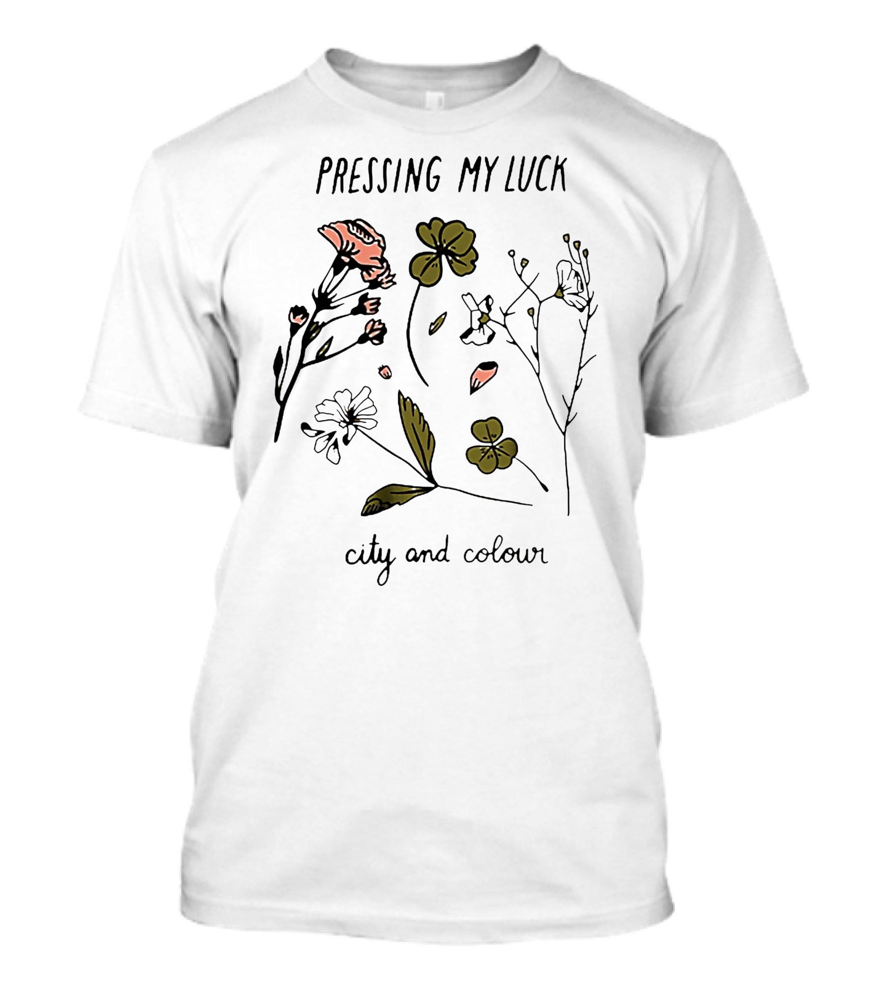 Pressing My Luck City And Colour Floral T-Shirt