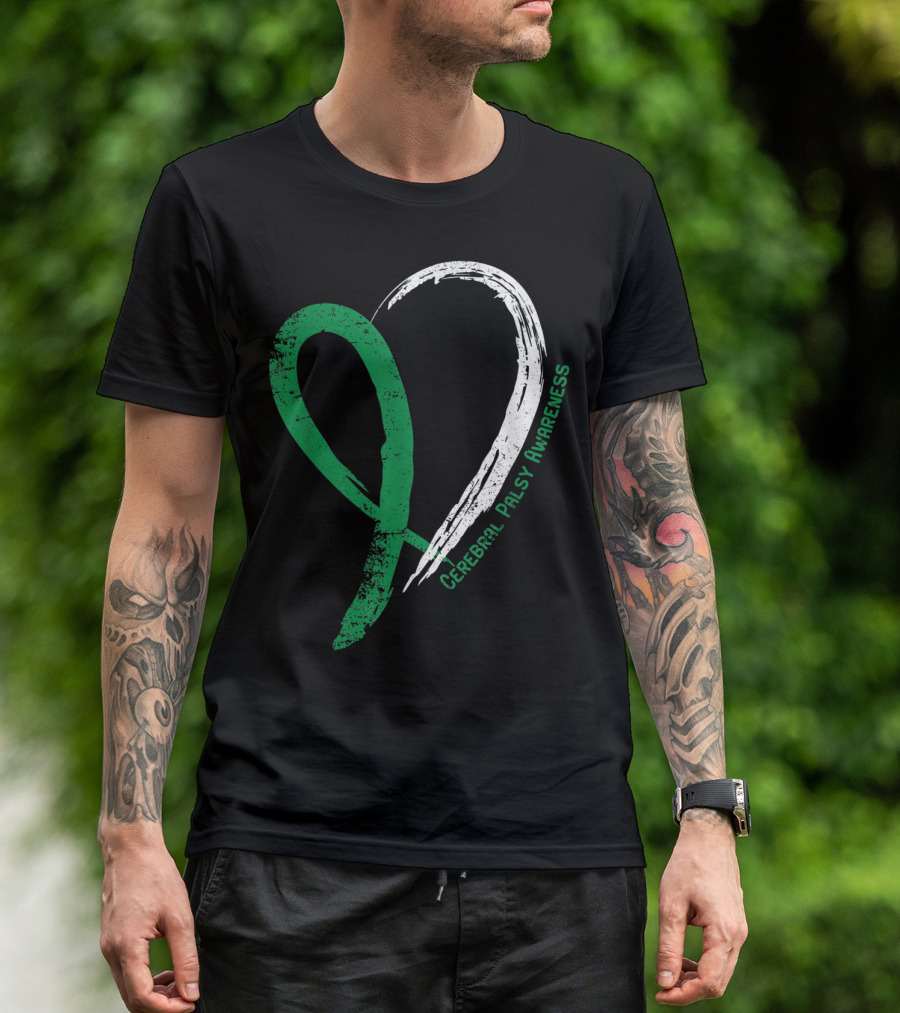 Cerebral Palsy Awareness Heart T-Shirt