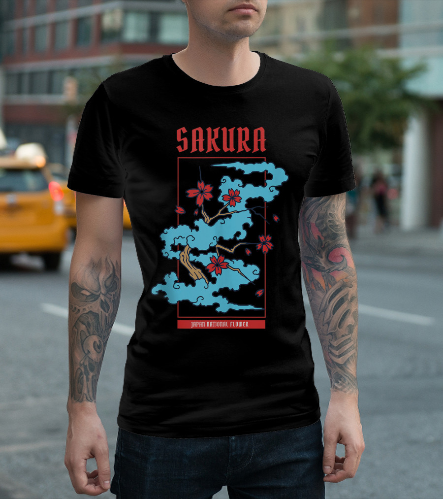 Sakura Japan National Flower Otaku T-Shirt