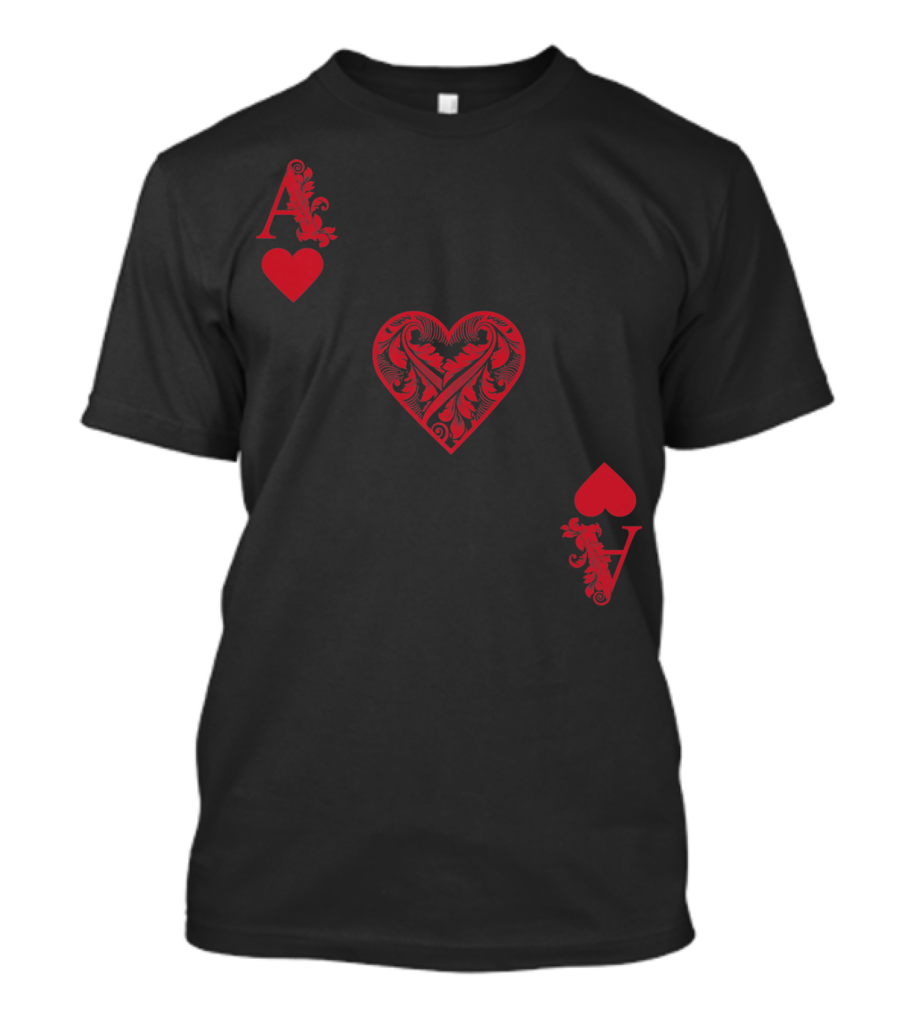 Ace Of Hearts Vintage Card T-Shirt