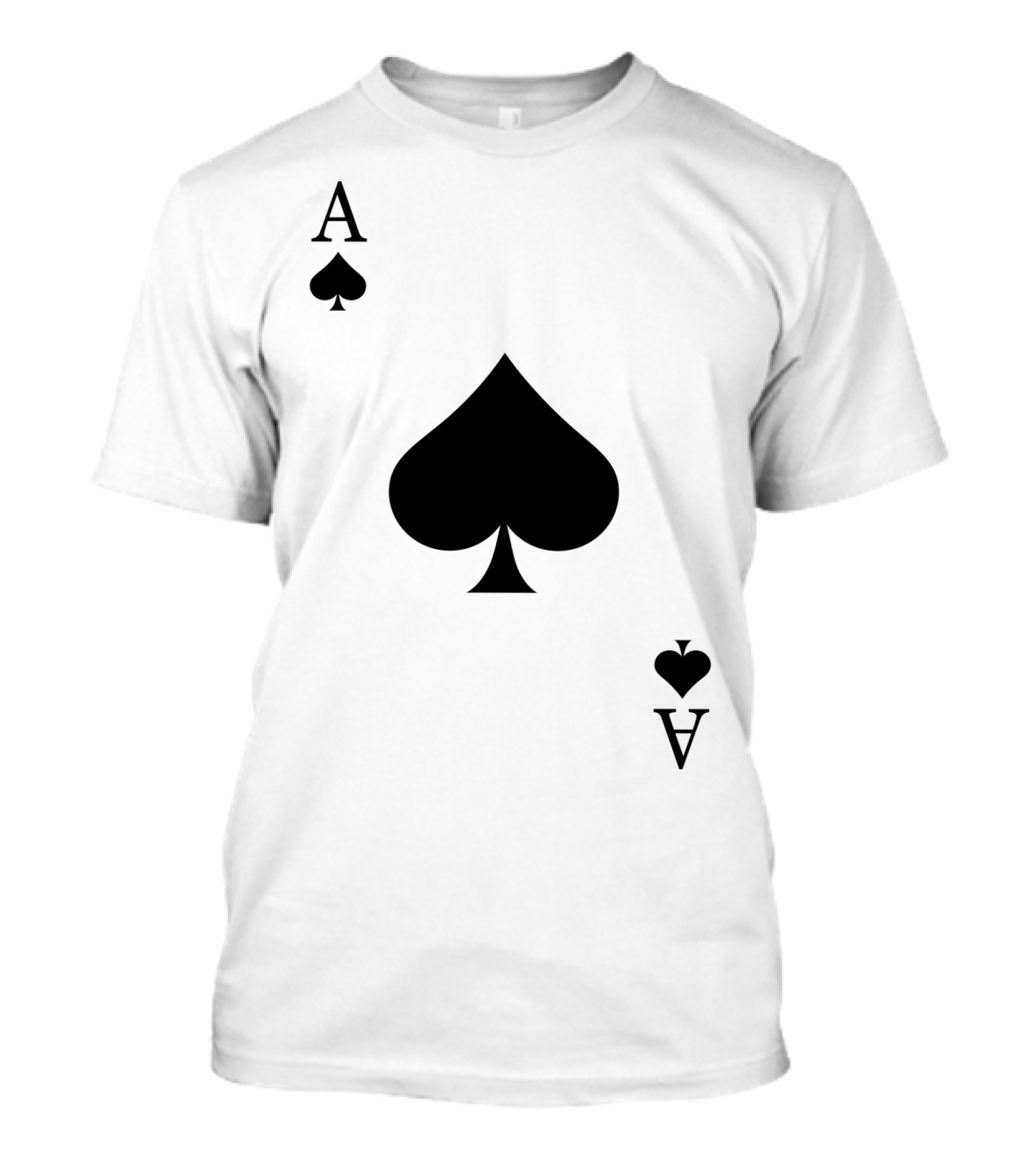Ace Of Spades Playing Card T-Shirt