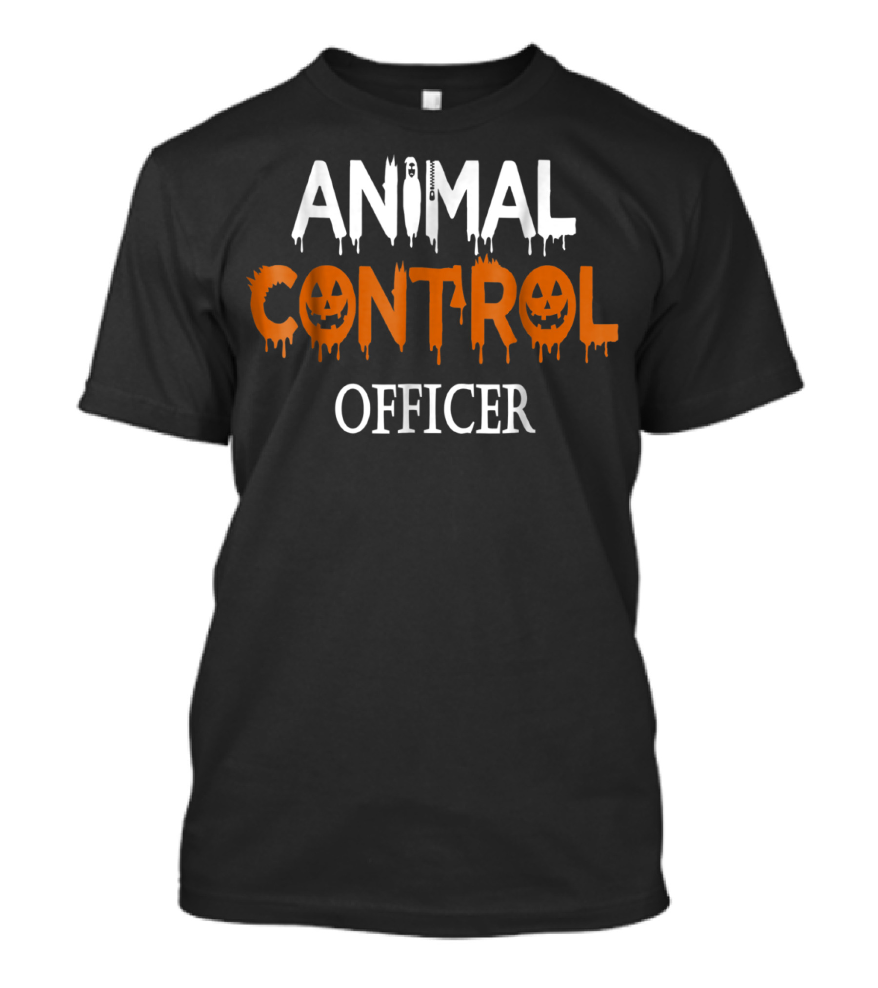 ANIMAL CONTROL OFFICER Halloween Themed Spooky T-Shirt