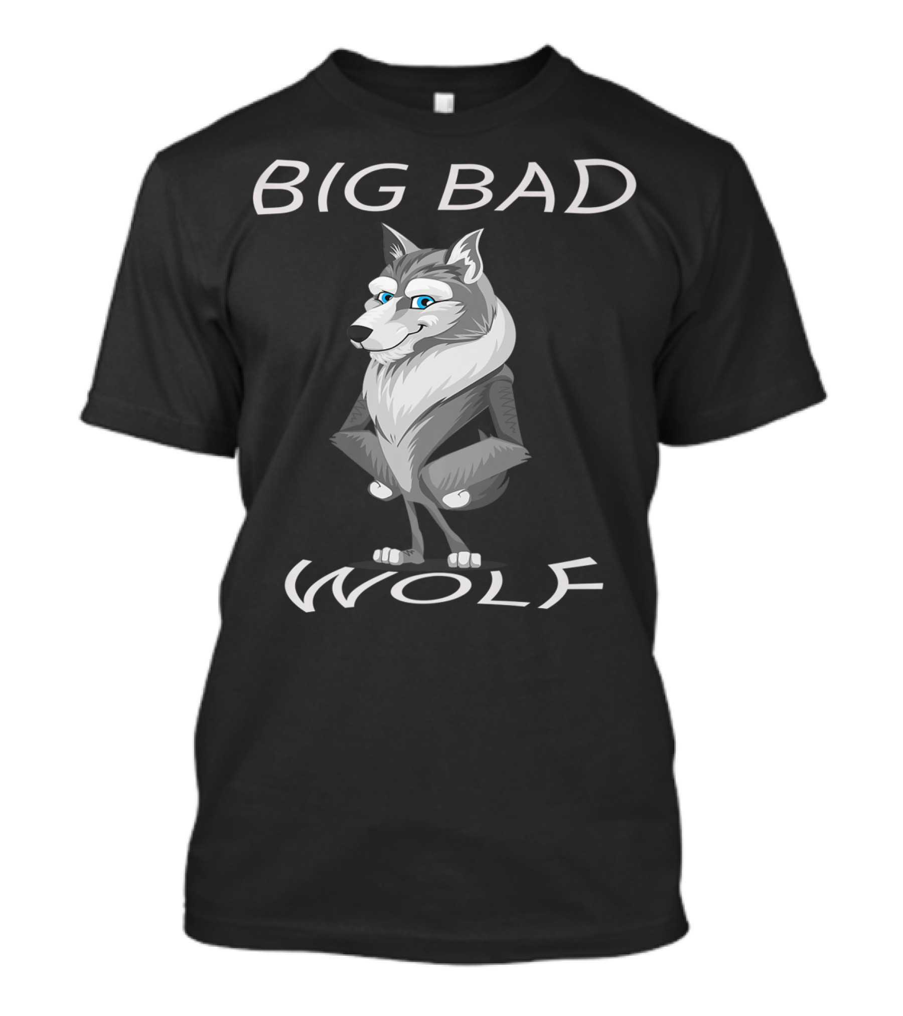 Big Bad Wolf Cartoon Character T-Shirt
