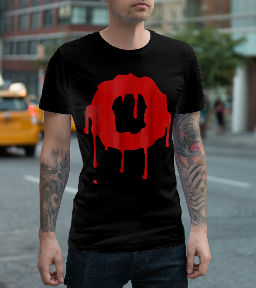 Blood Drip Letter O Alphabet Group T-Shirt