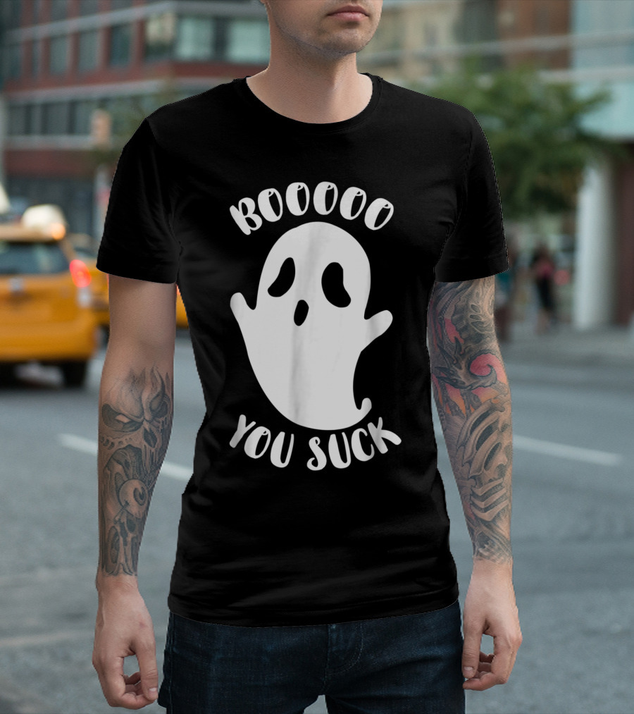 BOOOOO YOU SUCK Ghost T-Shirt