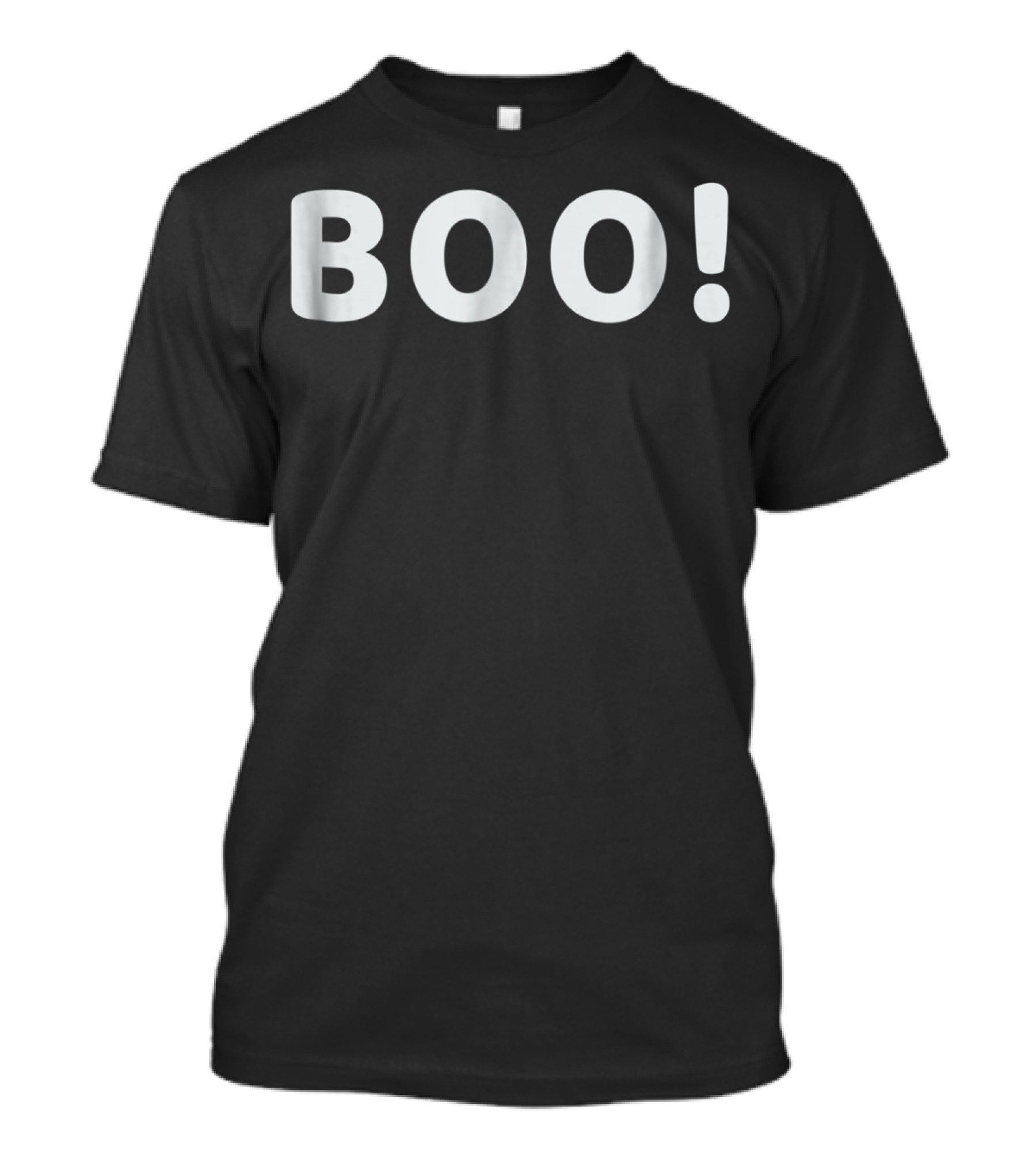BOO Halloween Spooky Ghost Phrase T-Shirt
