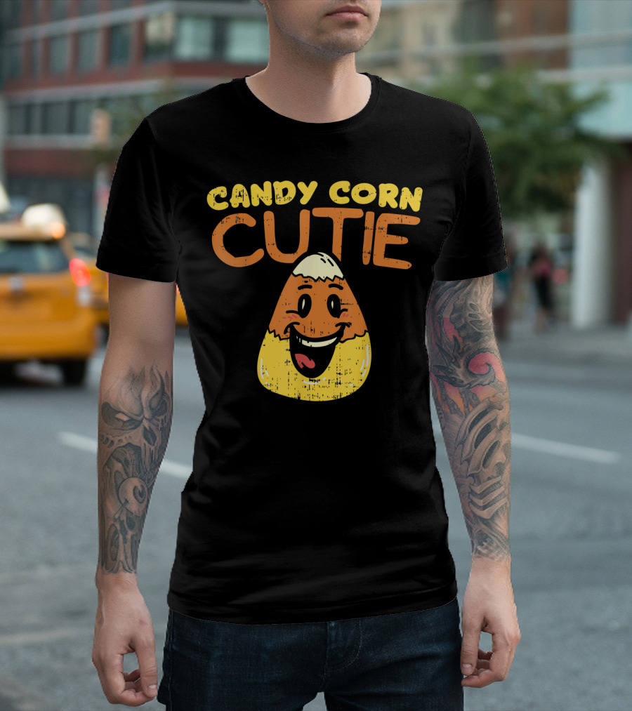 Candy Corn Cutie Halloween Costume Girl Boy T-Shirt