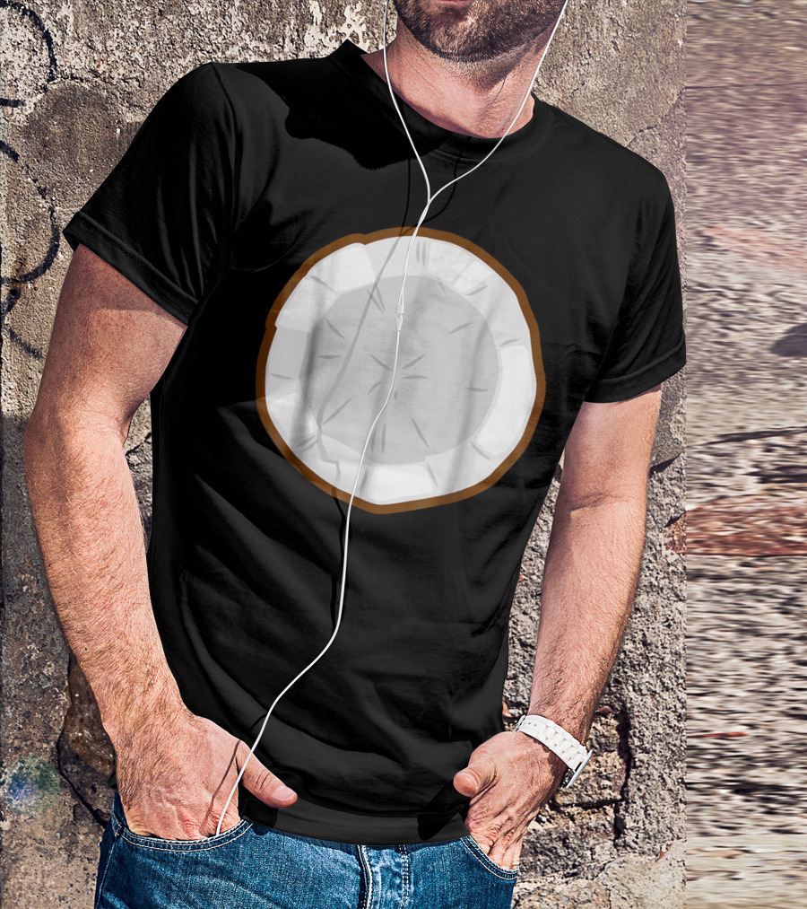 Coconut Funny Food Hawaii Fruit Iconic Tropical T-Shirt