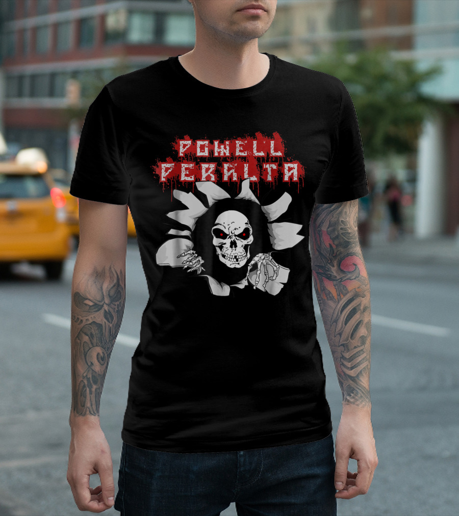 Powell Peralta Creepy Halloween Skeleton Ripper T-Shirt
