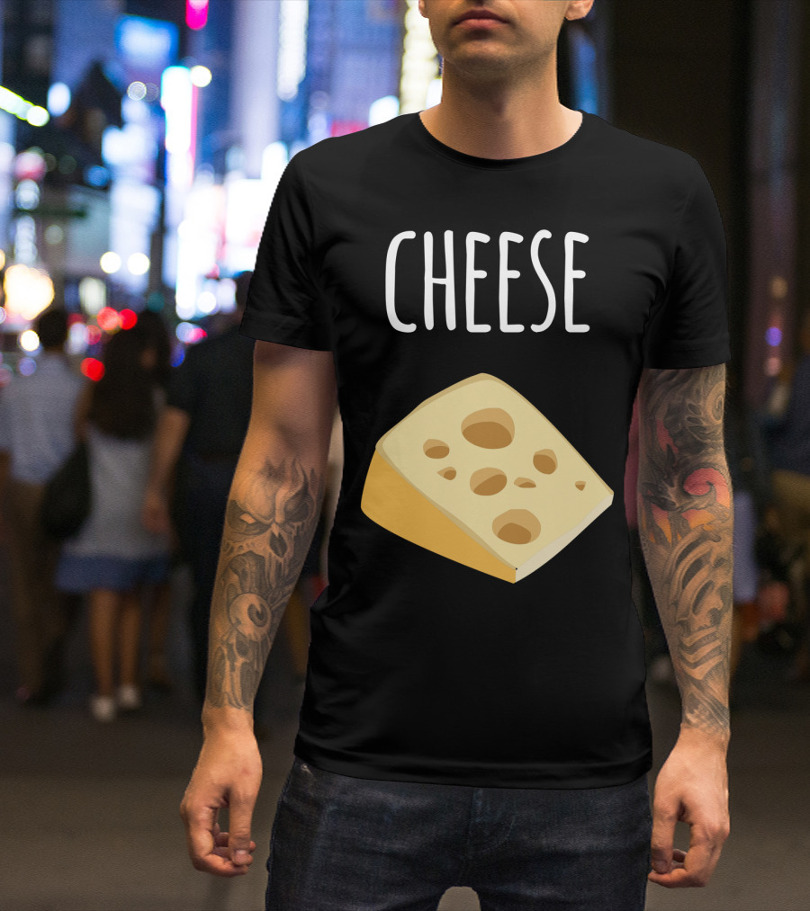 Mac And Cheese Couples Halloween Cheese Slice T-Shirt