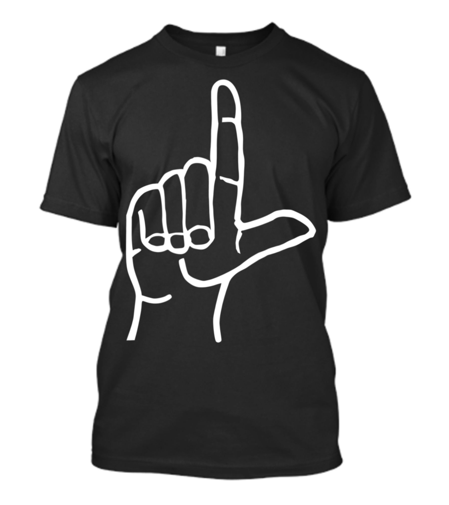 Loser ASL Hand Gesture American Sign Language Letter L T-Shirt