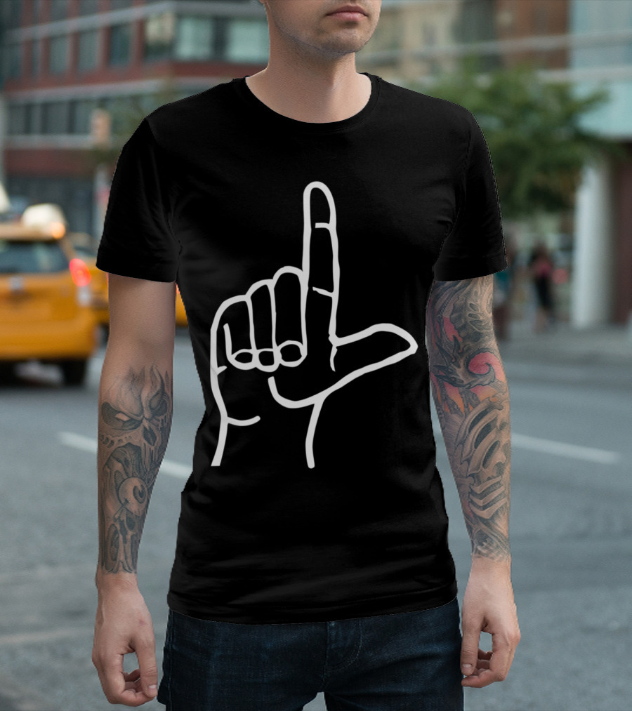 Loser ASL Hand Gesture American Sign Language Letter L T-Shirt