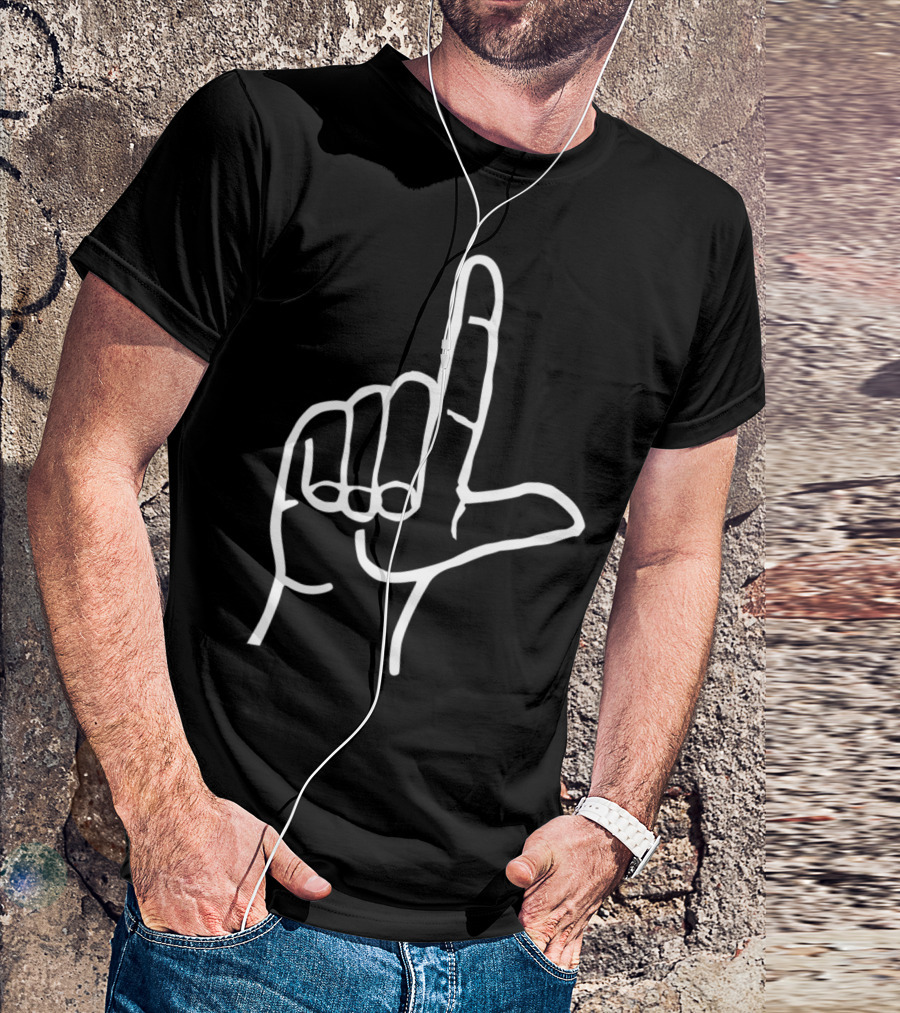 Loser ASL Hand Gesture American Sign Language Letter L T-Shirt