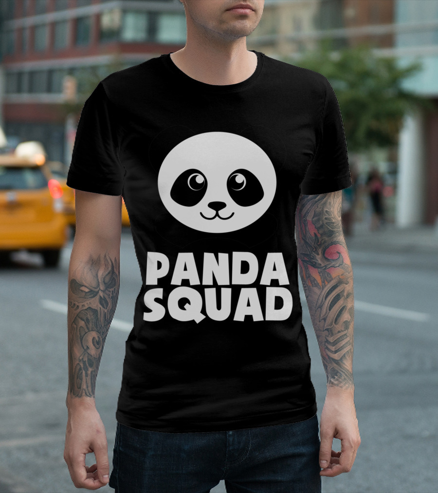 Panda Squad Panda Lover Funny Panda T-Shirt