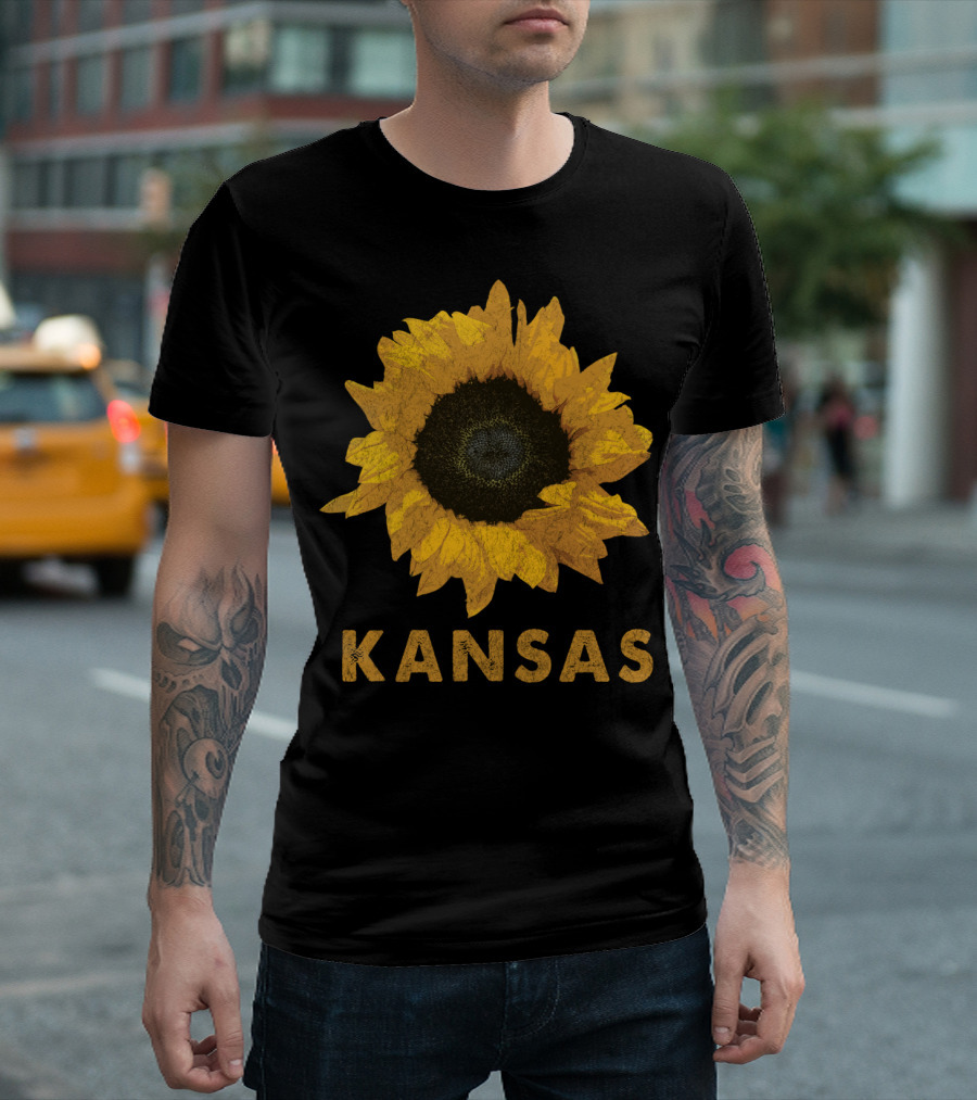 Kansas Sunflower State Flower T-Shirt
