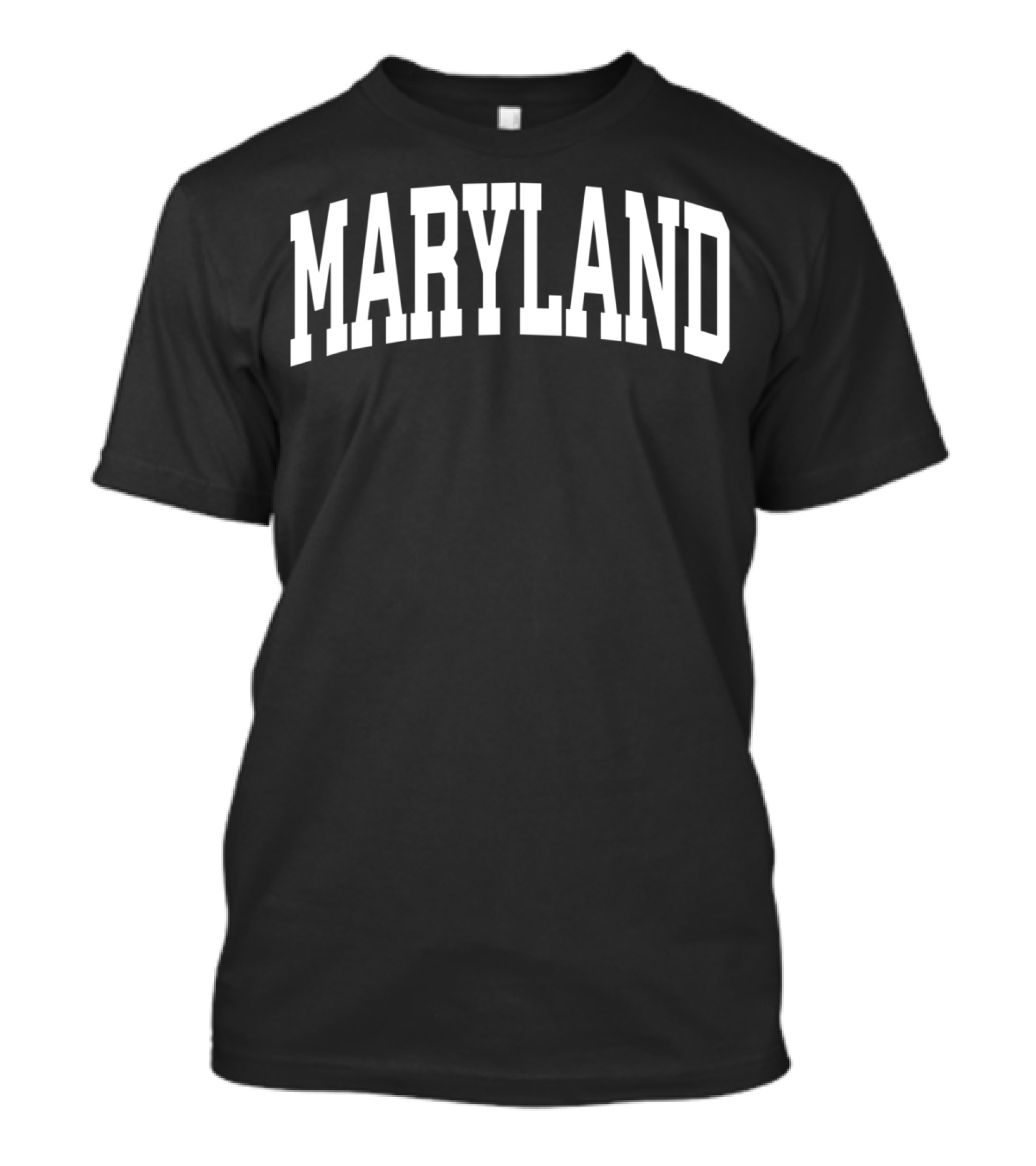 Maryland College Style Sports Crewneck T-Shirt