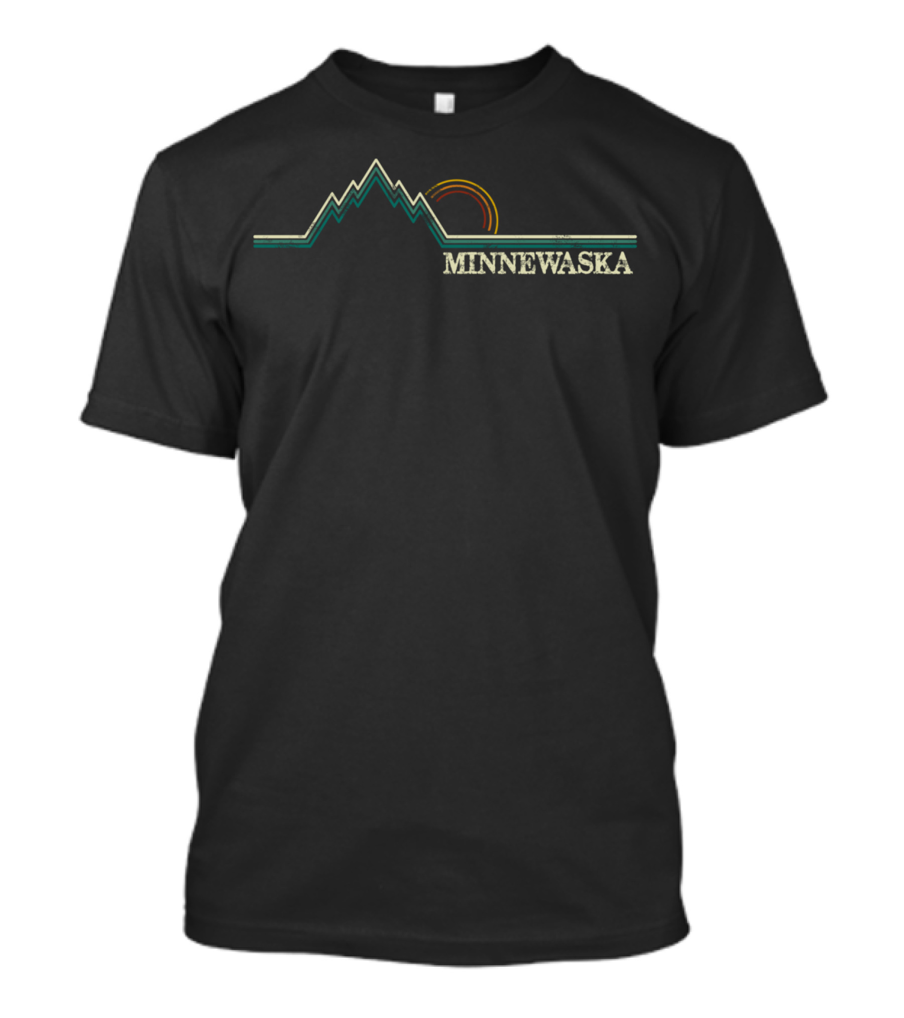 Minnewaska Vintage Mountain Sunset State Park Vacation T-Shirt