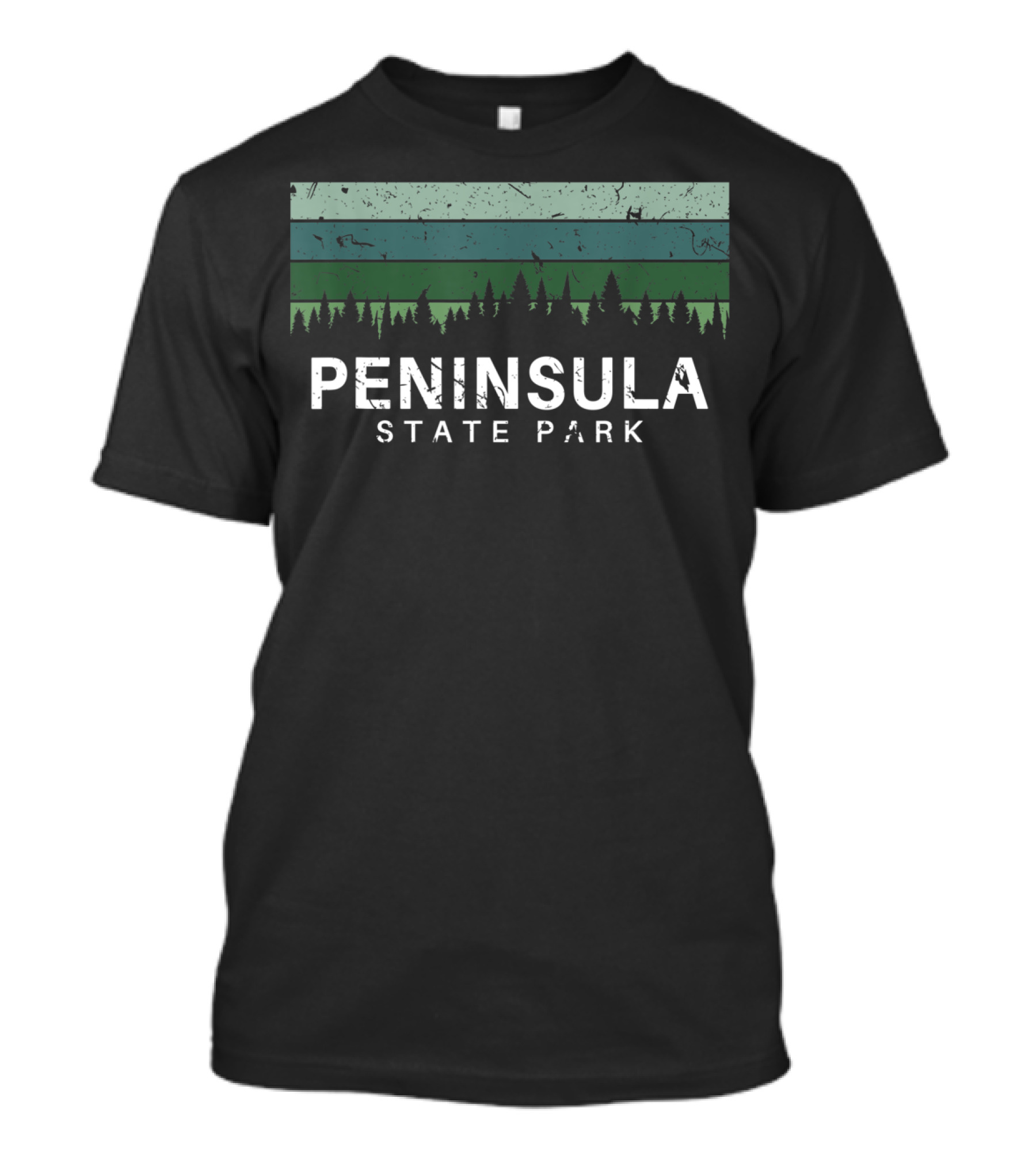 Peninsula State Park Wisconsin Vintage Forest T-Shirt