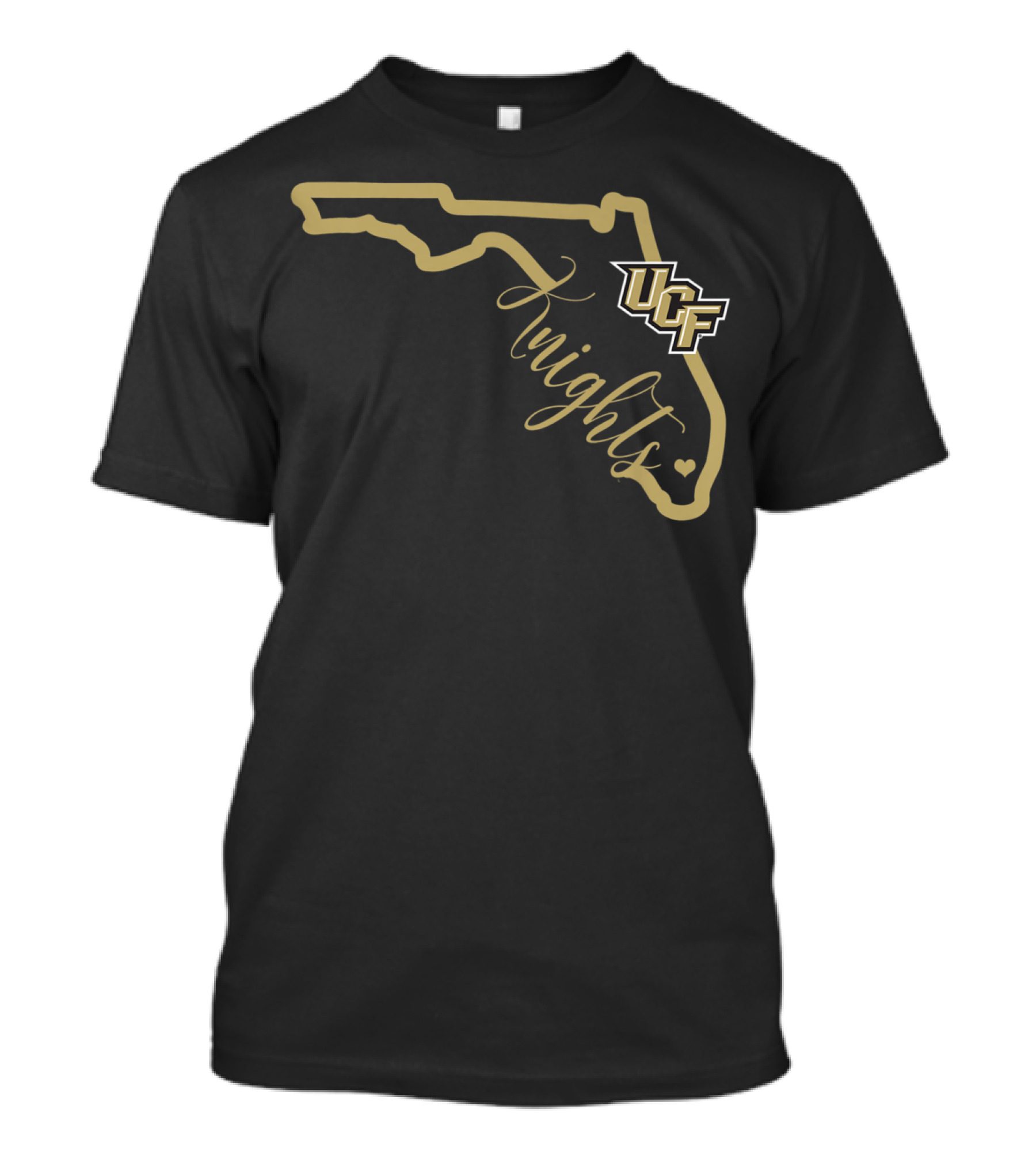 UCF Knights Florida State Map T-Shirt