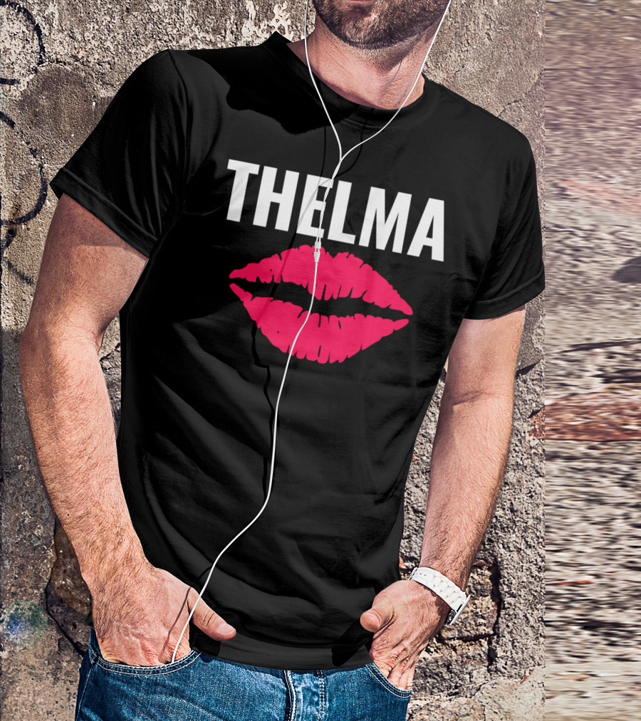 Thelma Louise Matching Best Friend Lips T-Shirt
