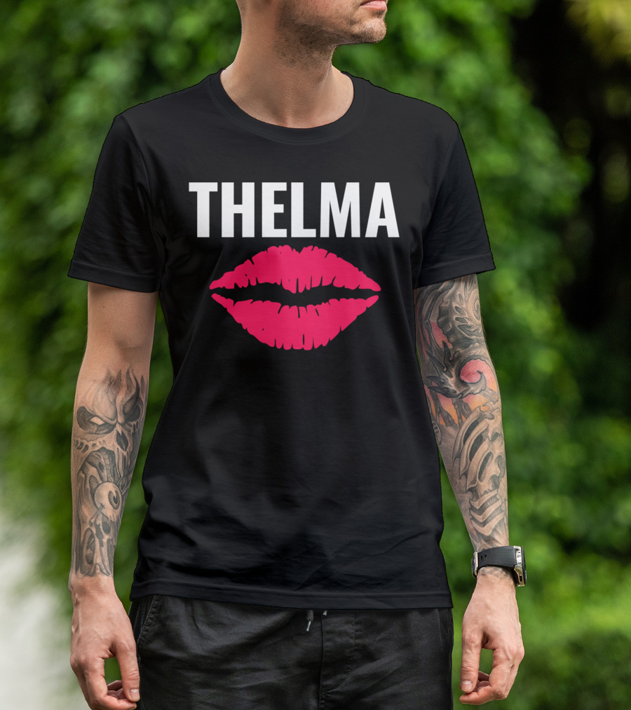 Thelma Louise Matching Best Friend Lips T-Shirt