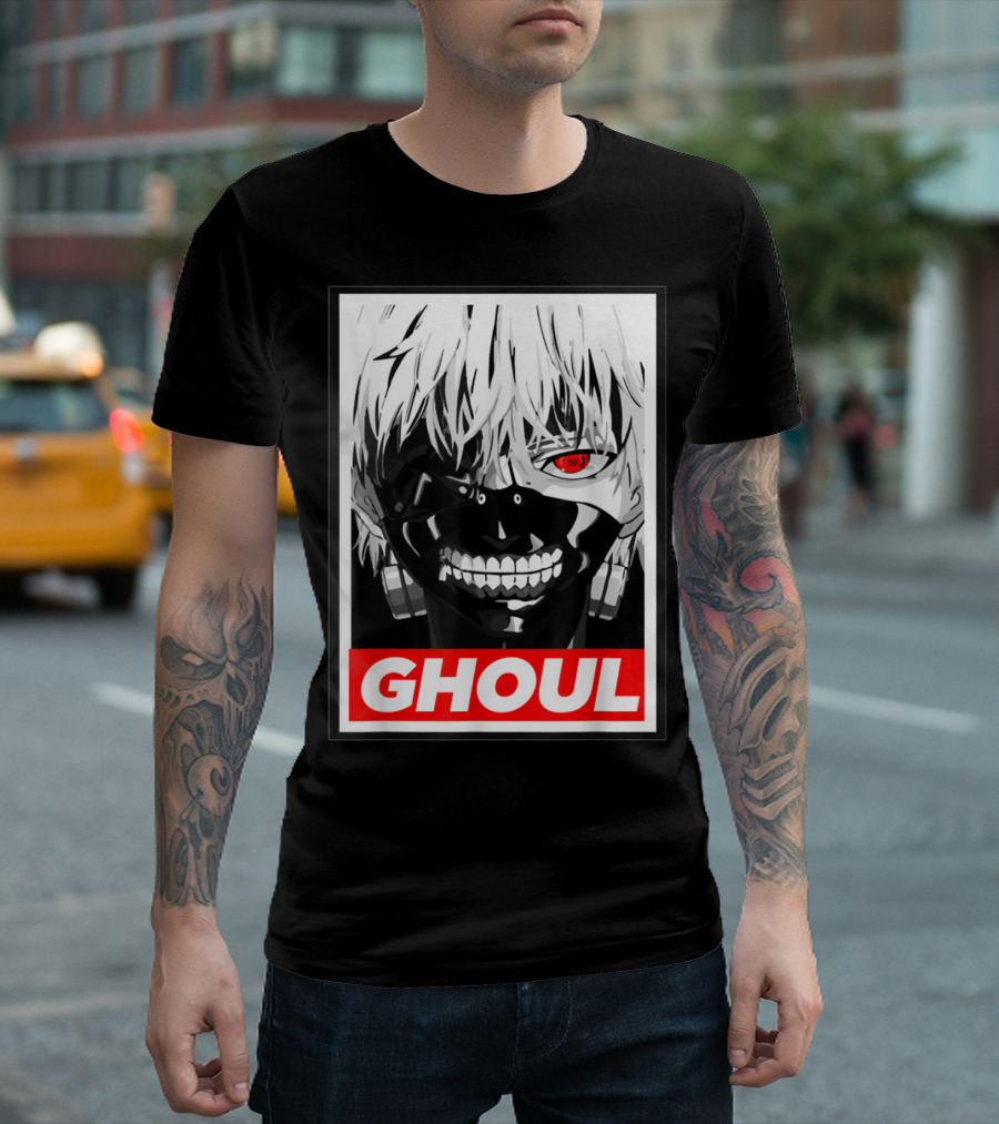Tokyo Ghoul Kaneki Mask Ken Classic Art Cools T-Shirt