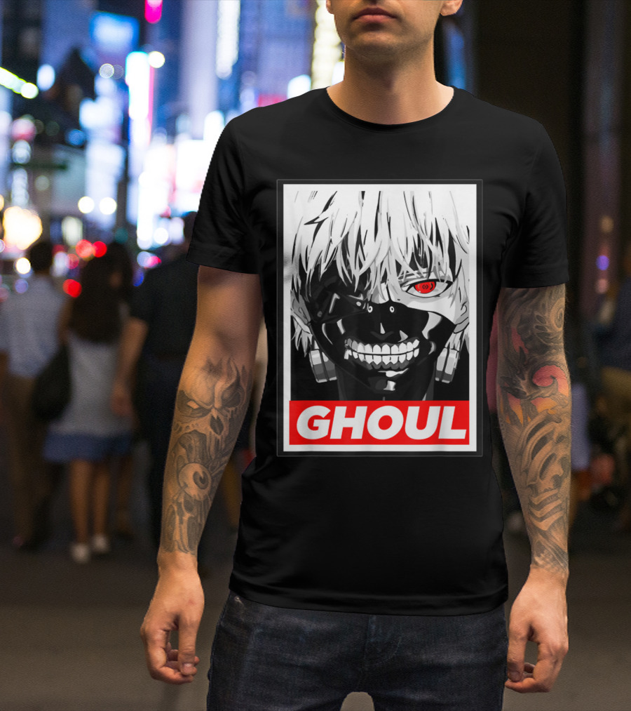Tokyo Ghoul Kaneki Mask Ken Classic Art Cools T-Shirt