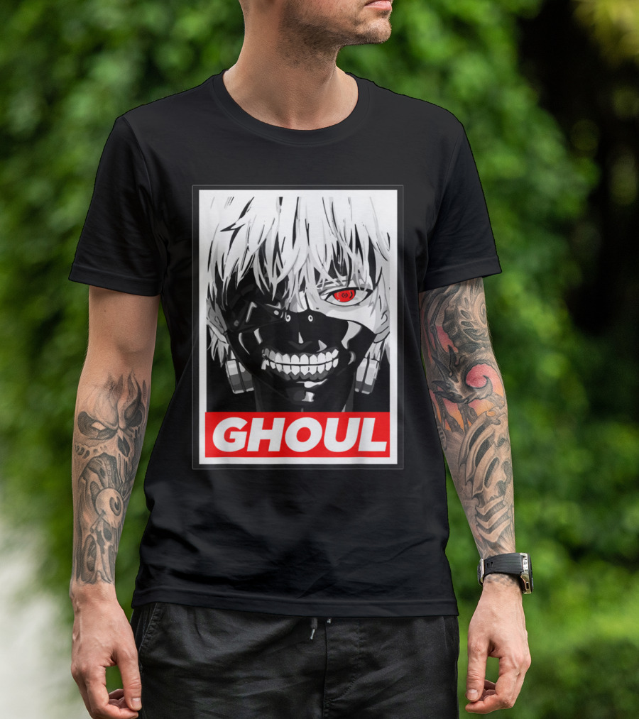 Tokyo Ghoul Kaneki Mask Ken Classic Art Cools T-Shirt
