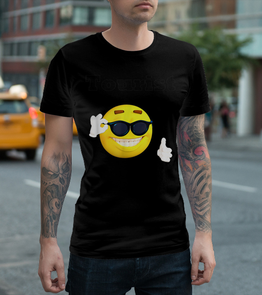 Tourist Sunglasses Emoji Thumbs Up Family T-Shirt