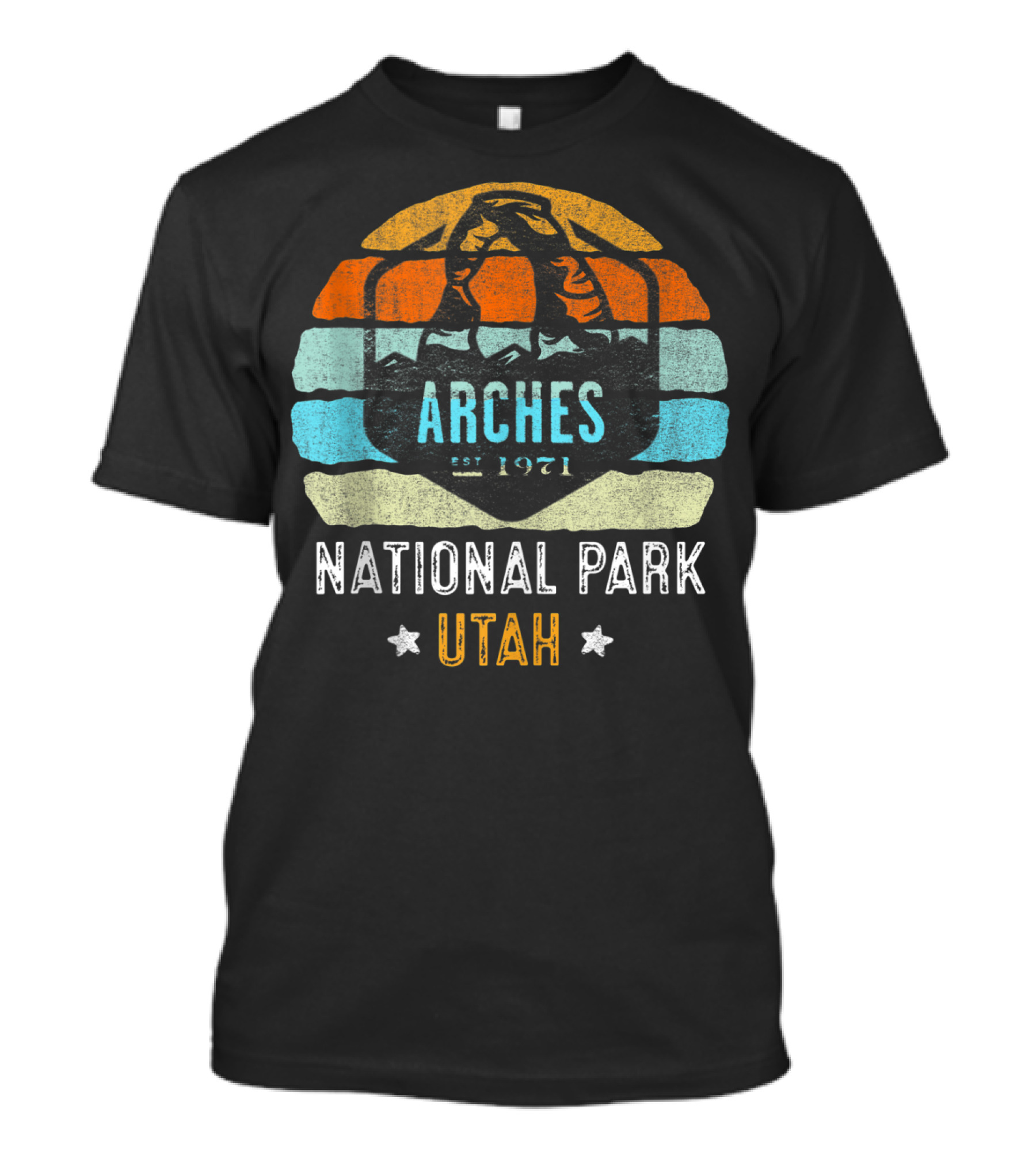 Arches National Park Utah Est 1971 Vintage T-Shirt