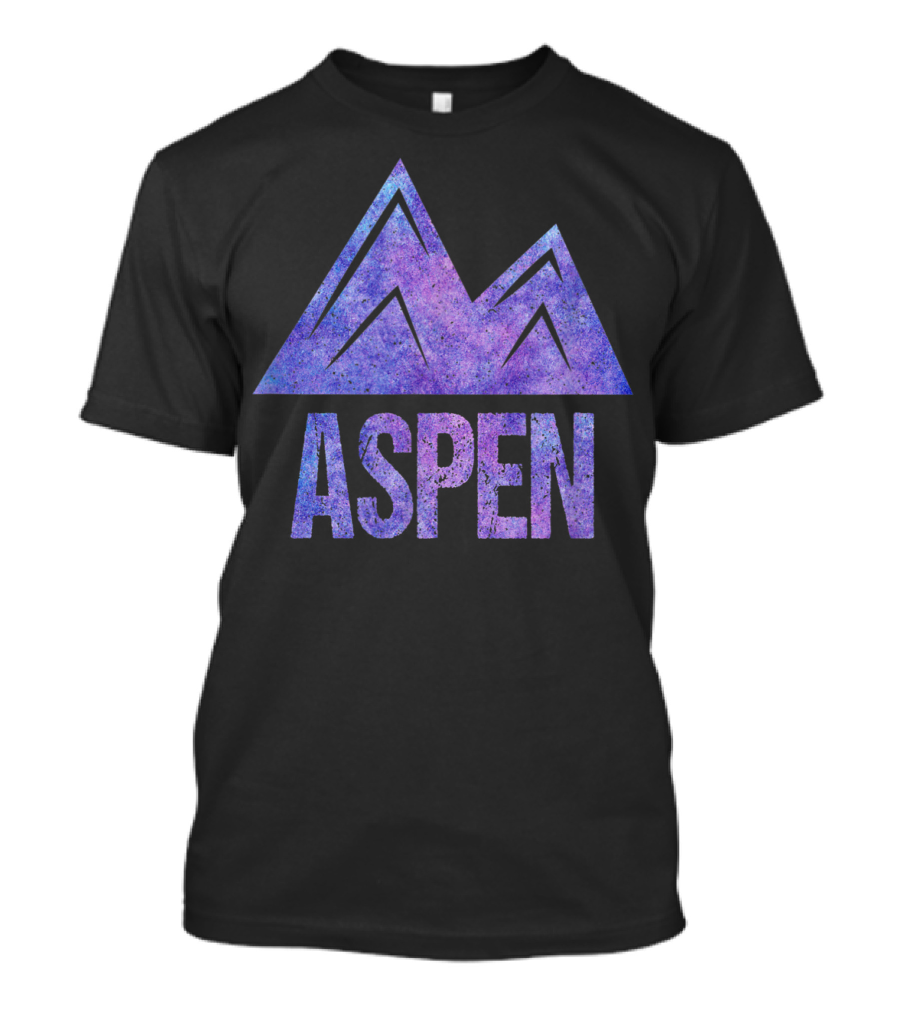 Aspen Colorado Watercolor Mountain Adventure T-Shirt