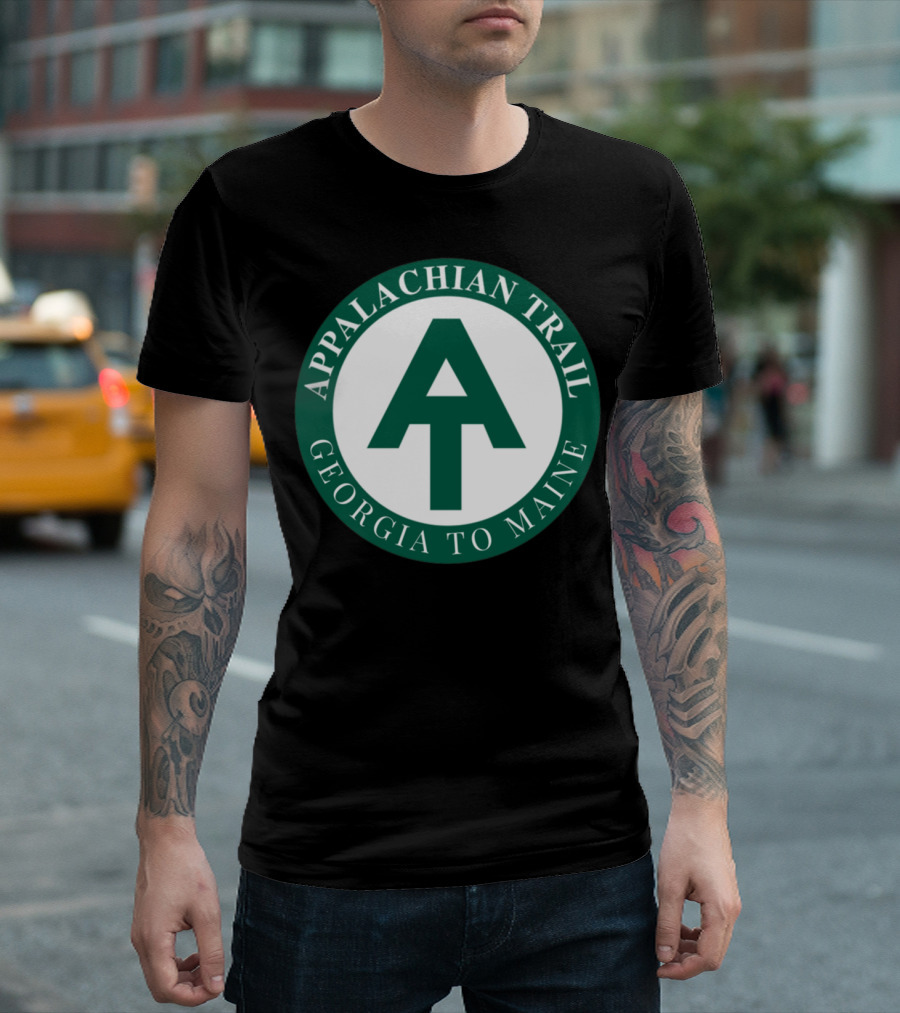 Appalachian Trail Logo Georgia To Maine Circular Badge T-Shirt