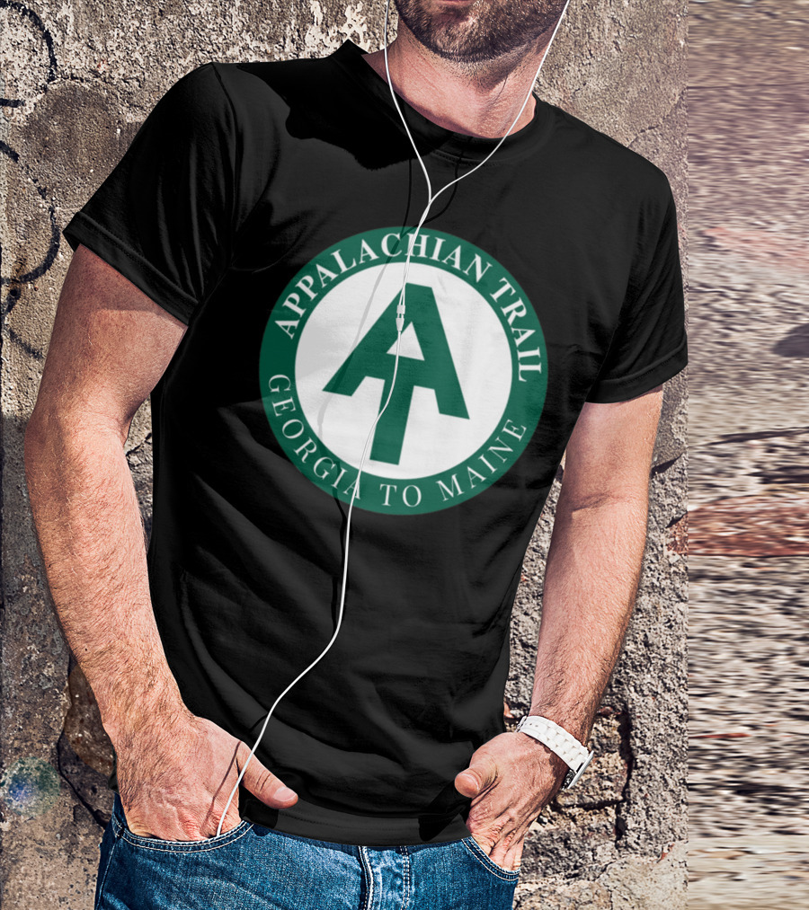 Appalachian Trail Logo Georgia To Maine Circular Badge T-Shirt