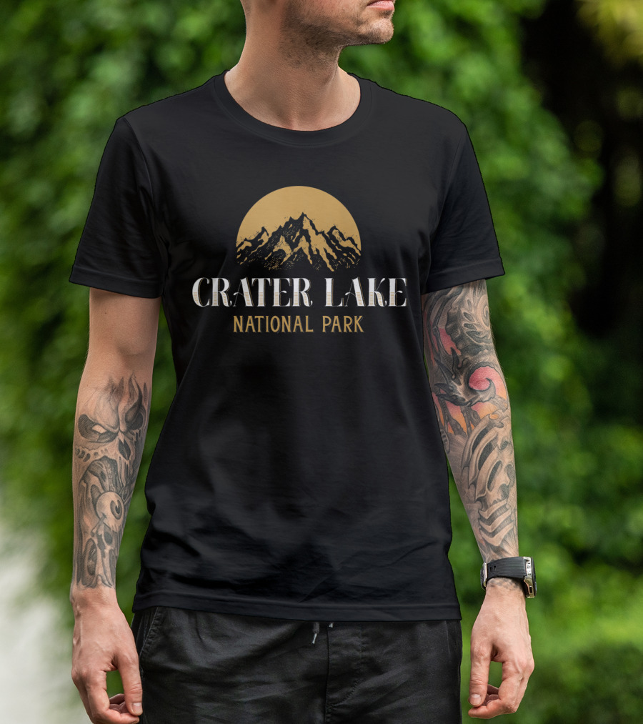 Crater Lake National Park Camping Hiking Outdoor T-Shirt