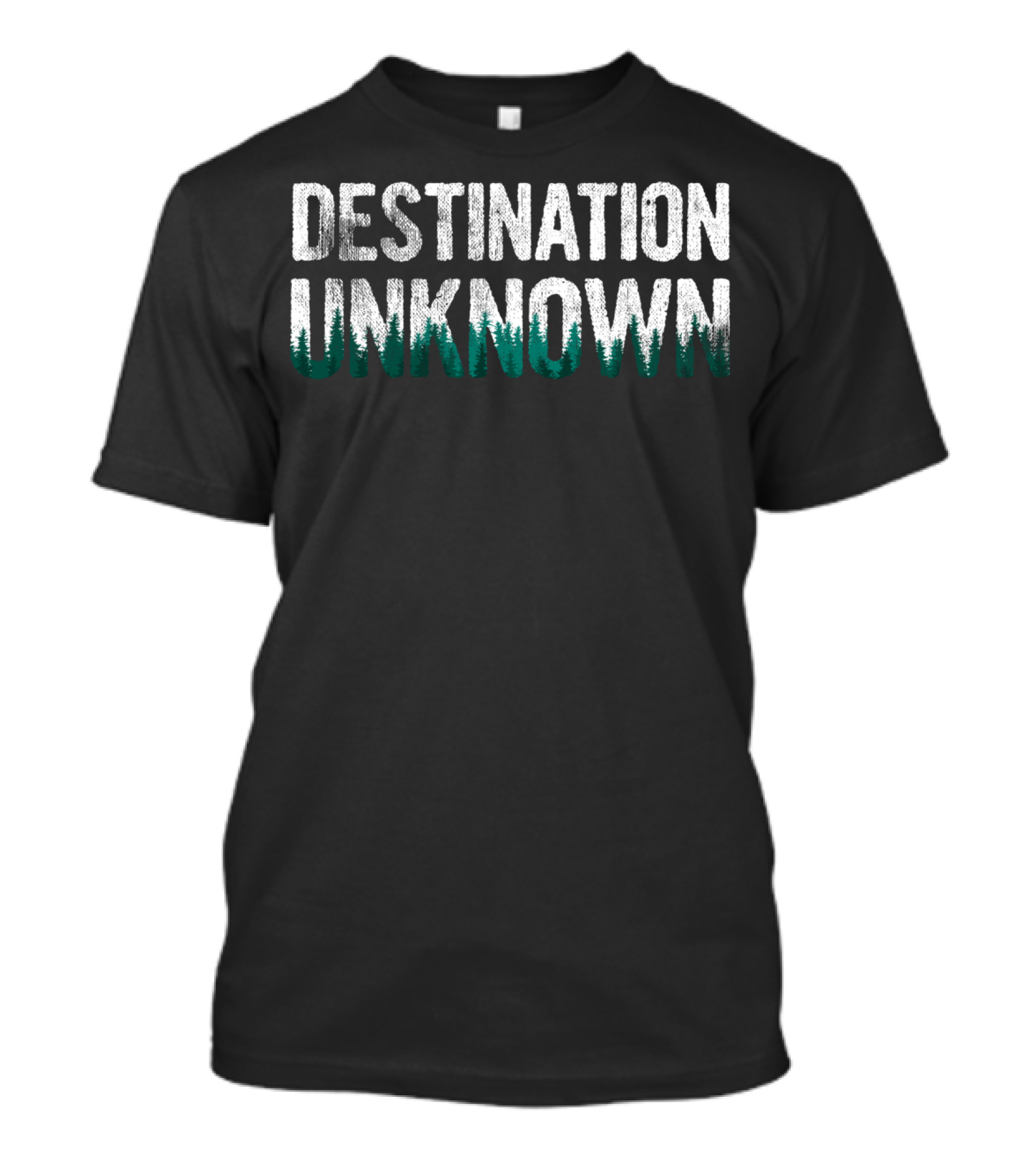 Destination Unknown Camping Hiking Scout Adventure T-Shirt