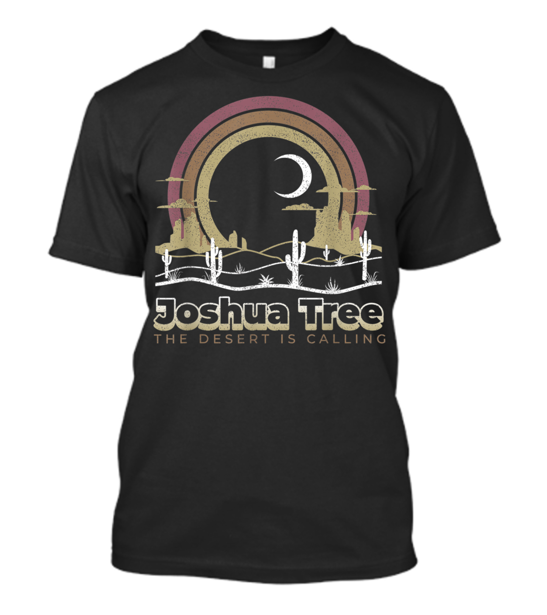 Joshua Tree The Desert Is Calling Earth Day Desert Camping Hiking T-Shirt