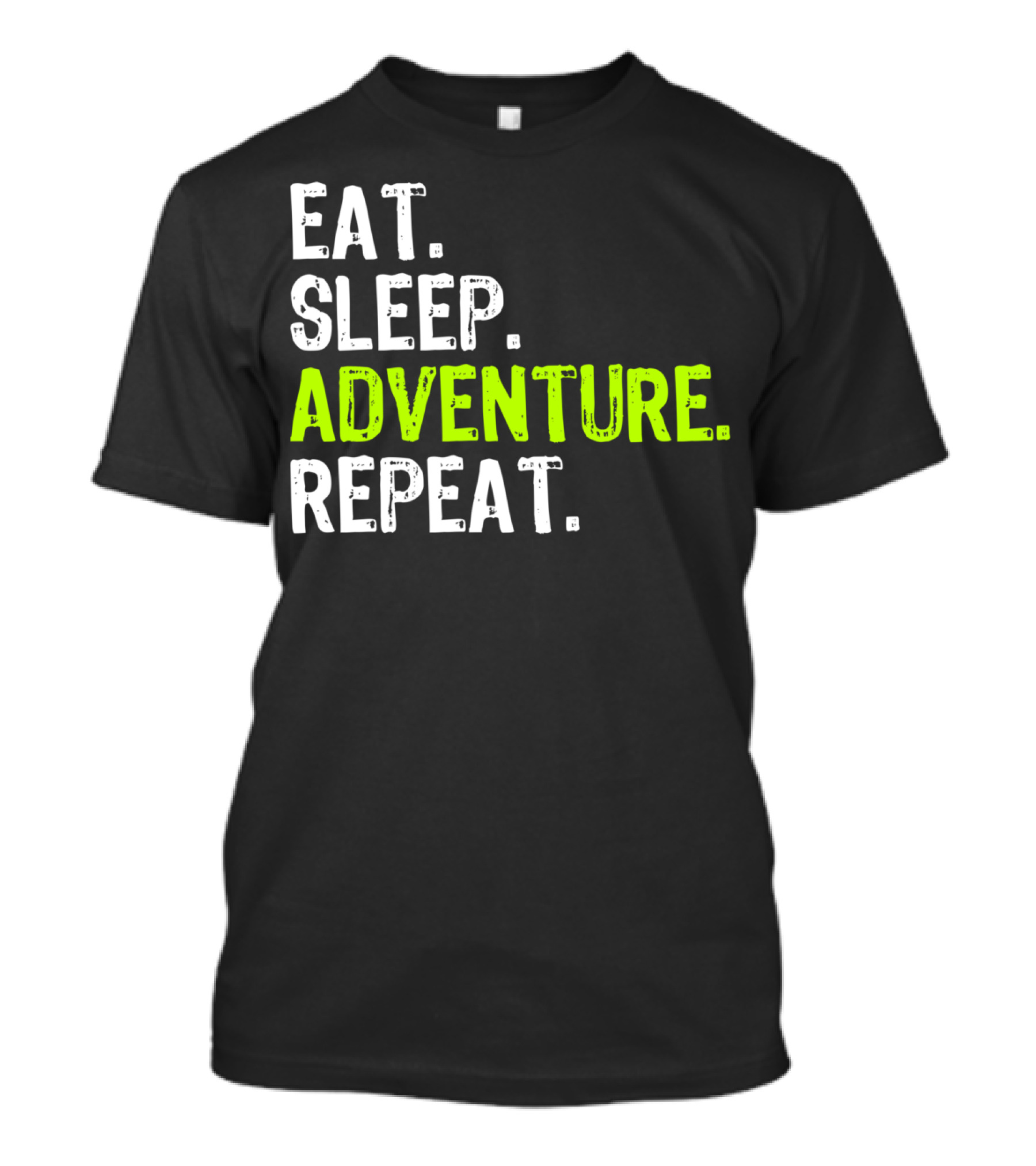 Eat Sleep Adventure Repeat Camping Outdoors Adventures T-Shirt